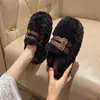 Zapatos peludos Birkenstock de suela plana para mujer 2026 nuevos de otoño e invierno sin cordones de felpa francesa zapatos sencillos de algodón cálidos en forma de frijol