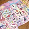 Pegatina de Material de Pegatina de Expresión Linda Kapi Kulo Karta Goo Láser de Dibujos Animados Cuenta Manual Pegatina Impermeable Premios para Niños