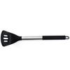 En stock Vajilla de Silicona Acero Inoxidable Mango de Acero con Cubierta de Silicona Antiescaldado Juego de Utensilios de Cocina Cuchara de Cocina Colador
