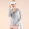 Estilo Nuevo de Verano Ropa con Capucha de Seda Helada de Secado Rápido para Protección Solar en Deportes al Aire Libre, Delgada, Anti-UV, Absorbente de Humedad, Transpirable Ropa de Protección Solar