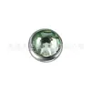 Pendiente de Titanio F136 con Taladro Checo, Stud de Espalda Plana, Stud para Cartílago, Labio, Lengua, Joyería para Piercing Corporal, Cabeza de Repuesto