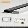 Perfil de Aluminio para Luz Lineal LED Luz Lineal Empotrada Canal de Luz de Aleación de Aluminio Tira de Luz Dura Canal de Aluminio Fuente de Luz Lateral