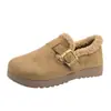 Sapatos Birkenstock com Floco Feminino 2026 Novo Estilo Mais Vendido Mocassins de Inverno Sapatos de Algodão Sapatos Quentes de Lã Slip-on Botas de Neve