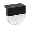 Nuevas luces solares para barandillas exteriores transfronterizas, luces para pasillos, luces para escalones de vallas y muros, luces de escalones coloridas para patios de villas