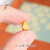 Pu Zuojiu não desbota acessórios foscos diy lingote fortuna cabaça Nafu Xiangyun com furo pulseira colar com contas