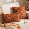 Nueva Almohada de Felpa de Calabaza Funda de Almohada Bordada de Calabaza Otoño Halloween Sala de Estar Sofá Cojín Decorativo Cojín