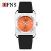 O'Fanni Reloj Caliente en Vivo para Dama Temperamento Combinable Impermeable Reloj de Mujer Reloj de Cuarzo Cuadrado Simple Suministro Directo de Fábrica