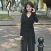 Tejido de Punto de Punto con Tira Cruzada Roja Manga Larga Camiseta Top para Mujer Otoño 2025 Nuevo Delgado Ropa Interior de Punto