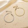 Pulsera de Cadena con Hoja de Acero Inoxidable Chapado en Oro de 18K Popular de Moda para Mujer, Tobillera Clásica Versátil que No se Desvanece Fabricante Venta al por Mayor