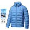 Chaqueta de plumón para hombre 2026 Otoño/Invierno Cuello alto Versión con cremallera 90% plumón de pato Cálida Juvenil Casual Chaqueta acolchada