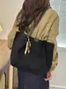 Bolsa Casual Transfronteiriça de Grande Capacidade Feminina Chegada Nova Outono 2026 Bolsa de Ombro Único Popular Estampa de Leopardo Bolsa Tote Saco