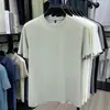 Nuevo Top Básico Redondo Delgado de Manga Corta, Camiseta de Verano para Hombre Versátil Casual de Color Sólido Fina