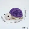 Venta Caliente Transfronteriza Nuevo Terminado Llavero Colgante Hecho a Mano de Ganchillo Adornos Colgantes de Animales Tejidos Tortuga Pequeña Tejida en Lana