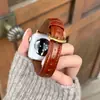 Correa de Cuero Encerado Ajustada Adecuada para Apple Watch S10 S11 Huawei Fit4 Xiaomi Banda de Muñeca Cintura Delgada