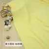 Tecido Chiffon de Cor Sólida, Chiffon Opaco Elástico Franzido Tecido de Fio para Roupa de Primavera e Verão Tecido de Forro para Saia