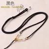 Cordão de Nó Único com Fio de Ouro DIY Jade Hetian Fivela de Segurança Dourada Ajustável Fio Fino de Ágata para Colar Venda por Atacado