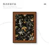 Pintura Decorativa de Plantas y Flores Estilo Francés, Arte de Pared Retro Americano para Dormitorio y Sala de Estar, Pintura Colgante para Comedor, Estilo Ins Europeo