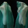 Accesorio de Hilo de Cristal Color Café Dorado Malla de Luz de Agua Alta Densidad Organza Dura Hecho a Mano DIY Arreglo Tejido de Diseñador
