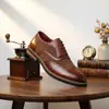 26011 Dropshipping AliExpress transfronterizo nuevos zapatos casuales de un solo color para hombre, zapatos formales clásicos negros para hombre