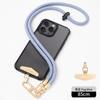 Cordão para Celular Pendurado no Pescoço Transversal 8mm Tira Trançada Corda Curta para Pulso Capa de Celular Cadeia de Cordão Atacado Fábrica