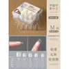 Caixa de Unhas Postiças para Nail Art, Formatos Amêndoa Oval Longos e Curtos, Pré-Cortados, Não Precisam de Lixamento, Série Vermelha de Ano Novo, Todos os Tamanhos