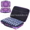 Kit de Herramientas para Pintura de Diamantes Bolsa de Almacenamiento Nueva Multifuncional Bordado de Diamantes 60 Botellas Redondas Flor de Mandala de Diamante Bolso de Mano