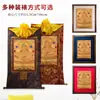 Buda Yuanhui Deus Amarelo da Riqueza Estátua de Buda pintada à mão thangka pintura para pendurar cartão dourado Xizang natural feito à mão Nepal pintura decorativa para sala de estar