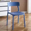 Sillas de plástico engrosadas, sillas de comedor, estilo minimalista moderno, taburetes con respaldo para mesa de comedor, para uso doméstico y comercial, sillas con respaldo de restaurante nórdico