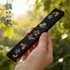 Borracho en Flores: Set de regalo de pisapapeles y regla, Pisapapeles de cobre, Pisapapeles especial para caligrafía, Latón pintado para caligrafía, Pincel de caligrafía, Principiante en caligrafía