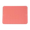 Alfombrilla de Drenaje de Silicona Alfombrilla para Fregadero de Cocina Alfombrilla Coladora para Vajilla Mesa de Comedor Antideslizante Alfombrilla Aislante de Calor para Ollas Alfombrilla para Platos de Comedor