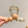 Pinza de tiburón de tamaño mediano para mujeres con cabello fino, para crear un recogido de media altura elegante, pinza de garra sofisticada y delicada para la parte posterior de la cabeza