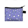 2026 Porta-moedas Floral Infantil Porta-cartões Portátil Bolsa para Guardar Moedas Chaves Bolsa para Troco Porta-cartões Pequena Bolsa Quadrada
