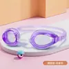 Óculos de natação infantis HD armação pequena meninos e meninas Equipamento universal para natação piscina fonte termal óculos de natação lisos atacado de fábrica