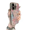 Flor de Primavera Mariposa para Apple 16promax Hermoso Temperamento Moda Funda para Teléfono de Mujer iPhone15 Chapado
