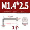 Tornillos de Cabeza Plana Delgada niquelados, de Forma Delgada, de Borde Delgado, Cabeza Plana Grande, Cabeza Plana Negra, Tornillos Phillips, Cabeza Plana M2M3M4M5M6
