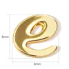 Superficie de Espejo de Cobre Nueva Transfronteriza Colgante de 26 Letras Inglesas Collar Pulsera Pendientes DIY Accesorios Simples Versátiles