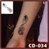Adesivos de Tatuagem Boca Grande de Halloween Adesivos de Aranha Terror Thriller Adesivos Impermeáveis para Decoração Facial DIY Envio Transfronteiriço