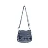 Bolso Bandolera Retro de Mezclilla para Mujer 2026 Nuevo Bolso Casual Retro de Hombro Único Bolso Mensajero para Estudiante Clase Viaje