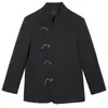 Nuevo Traje Nacional de Estilo Chino Zhongshan con Botones de Avión de Bambú, Blazer de Cuello Mao, Traje de Gama Alta para Hombre, Traje Tang, Traje de Moda