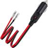 Cable de extensión para encendedor de cigarrillos de coche 16AWG conector de alimentación americano 12v24V cableado bala baquelita cargador de coche