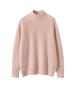 Otoño e Invierno Nuevo Suéter 100% Cachemira Pura para Mujer Talla Grande Suéter Holgado de Punto Cuello Medio Alto Suéter Cálido Abrigo de Mujer Engrosado