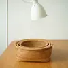 Bom Dia Loja Cesta de Armazenamento de Rattan Artesanal Vietnamita Cesta de Pão Cesta de Frutas Cesta de Lanches Cesta de Lanches