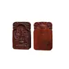 Colgante de Madera de Olmo Tipo Jade Material Viejo Marca 46 Premium Relieve Dios de la Riqueza de Cinco Caminos Colgante de Madera de Olmo Pieza para Colgar Transmisión en Vivo de Tiktok