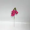 Película 3D Flor Artificial Phalaenopsis Flor Artificial Mini Táctil Única Material de Flor Artificial Arreglo Floral de Boda Accesorios de Flor Artificial