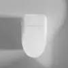Vaso Sanitário Inteligente Automático Completo All-In-One com Tampa Flip-Top, Escudo de Espuma Embutido, Sem Limite de Pressão de Água e Descarga Silenciosa