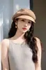 Boina Calada Transpirable Estilo Nuevo 2025 para Mujer, Versión Coreana Primavera y Verano, Artística Retro, Sombrero de Artista Adelgazante para Mujer