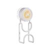 Gancho para Lavabo con Ventosa, Estante de Almacenamiento para Baño sin Taladro, Organizador de Lavabo Colgante Ajustable, Gancho Sencillo para el Hogar