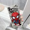 Funda de Teléfono para iPhone 17 Estilo Graffiti de Anime de Dibujos Animados Spider-Man con Diseño de Pintura de Alta Gama, Cubierta Protectora Única No Repetitiva para 18 Pro Max