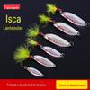 Luya Bait Isca Falsa de Lantejoulas de Água Doce Isca Biônica Isca Dura Sanguessuga Baixo Siniperca chuatsi Isca Remota