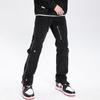 Pantalones casuales gruesos de marca de moda para niños, pantalones holgados de verano a la moda para deportes de calle, pantalones de pierna ancha, monos rectos
